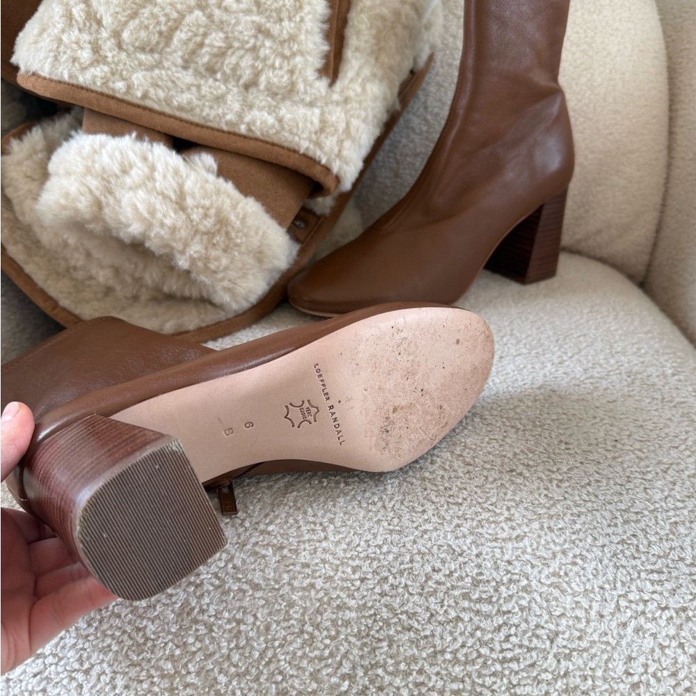 Loeffler Randall Brown Ankle Boots - Picture 12 of 12